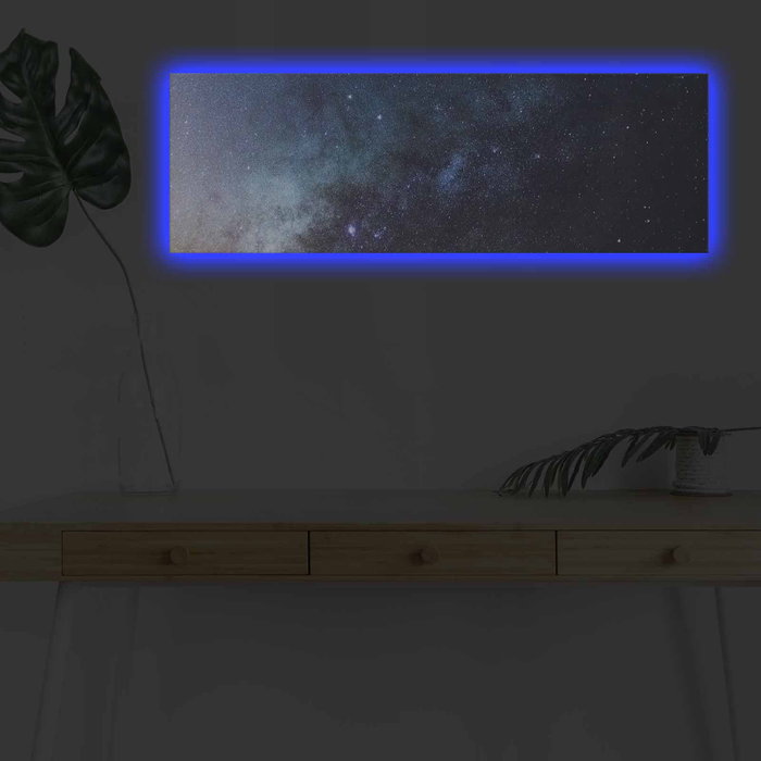 Wallity Lienzo Decorativo Iluminado con LEDs 3090NASA-012 Multicolor 30 x 90 cm Wallity Lienzo Decorativo Iluminado con LEDs 3090NASA-012 Multicolor 30 x 90 cm
